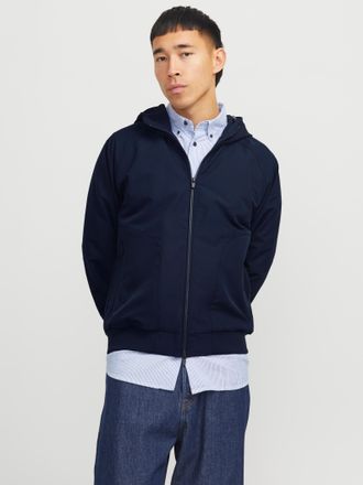 Jack & Jones Bomberjacke JACK & JONES JJEPERFECT BOMBER NOOS, Herren, Gr. XXL, blau (sky captain), Web, Obermaterial: 92% Polyester, 8% Elasthan, unifarben, regula