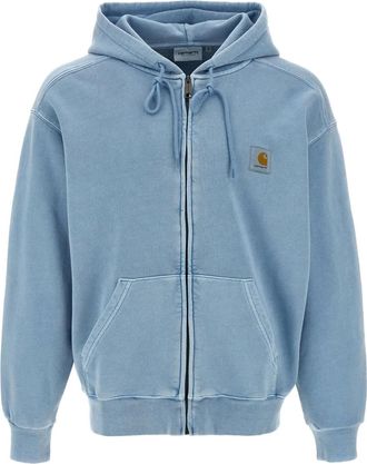 Carhartt Work in Progress cotton zip-up hoodie - Blue