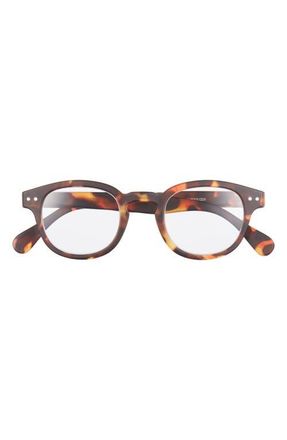 Izipizi 47mm Rectangular Reading Glasses in Tortoise at Nordstrom, Size +1.50