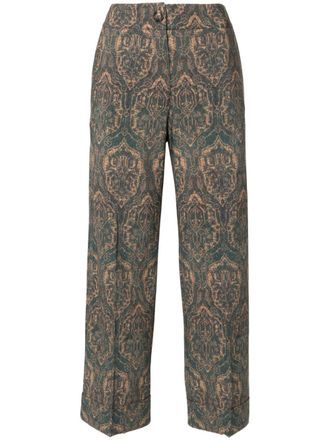 Pierre-Louis Mascia printed trousers - Blue
