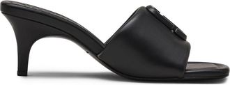 Marc Jacobs The Leather J Marc 65mm sandals - women - Leather/Leather/Leather - 35 - Black