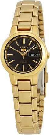 Seiko Series 5 Automatic Black Dial Ladies Watch SYME48