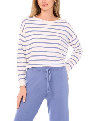 Vince Camuto Rolled Edge Lightweight Sweater