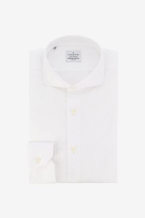 Giampaolo Langarm-Hemd aus Baumwoll-Twill