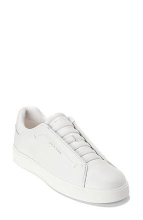 Cole Haan GrandPro Luxe Slip-On Sneaker in White Leather at Nordstrom Rack, Size 8.5
