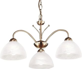 Searchlight Lampadario Contemporaneo Milanese Acciaio Adjustable Vetro 3 Luci E14