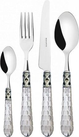 Bugatti 24 Piezas En Compacto Transparente Transparente Bohemia Ghiera Cromata Bugatti