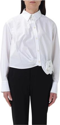 Maliparmi Sculptured Shirt - Dames - Overhemden - Wit - L - Katoen - Overhemden