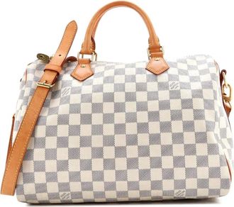 Louis Vuitton Speedy Bandouliere Bag Damier 30 shoulder bag - Wit