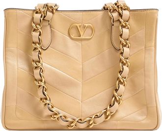 Valentino Mujer, Bolsos, Beige, Talla: ONE Size
