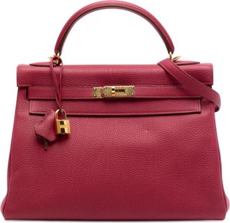 Herm&egrave;s Rubis Togo Kelly II Retourne 32
