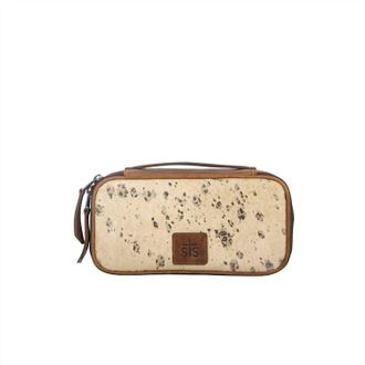 StS Ranchwear Womens Serengeti Ada Makeup Kit In Cream Cowhide/leopard Print