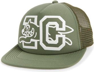 Icecream Eye See Snapback Trucker Hat in Bronze Green at Nordstrom
