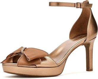 Naturalizer Always Womens Dress Sandals Cookie Dough Faux Leather : 6.5 W (C), Satin/Synthetic