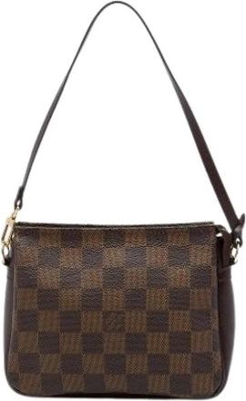 Louis Vuitton Pre-owned Trousse Pochette - Dames - Vintage Schoudertas - Bruin - ONE Size - Leer - Vintage