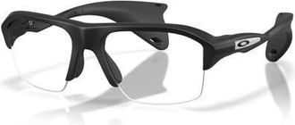 Oakley 60mm Rectangle optical glasses in Black at Nordstrom