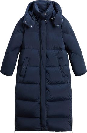Woolrich Aurora parka - women - Polyamide/Elastane/Feather/Duck Down/Polyamide - S - Blue