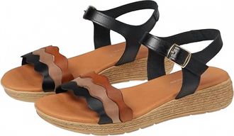 Eric Michael Womens Balzano Platform Sandals In Black