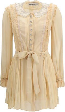 Self Portrait Viscose Casual Womens Dress
