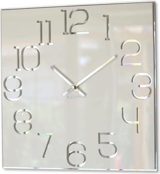 OEM Reloj De Pared Para Sal&oacute;n, Blanco, Digit, 30 Cm