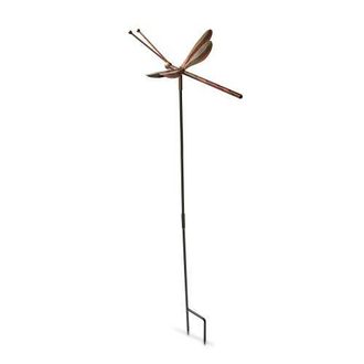 Tag Dragonfly Garden Stake Antique Bronze Iron Spring in Gold at Nordstrom