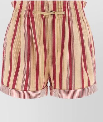 Isabel Marant striped cropped shorts