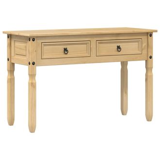 vidaXL Mesa Consola Corona Madera Maciza De Pino 115x46x73 Cm Vidaxl
