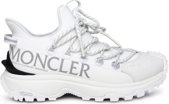 Moncler White Polyamide Trail Grip Sneakers