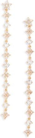 Tasha Crystal Linear Drop Earrings in Gold at Nordstrom Rack