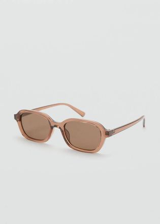 Mango Occhiali da sole montatura semitrasparente rosa pastello - Donna - Taglia unica - MANGO