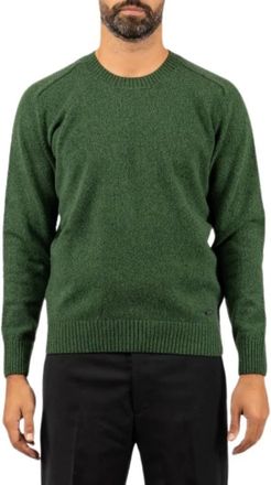 Brooksfield Maglieria Girocollo - - Knitwear - Uomo - Verde - L