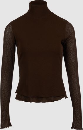 Ganni Pull Marl Mesh Demitasse
