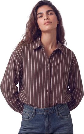 Florez jeans Lone Blouse - Dames - Blouses & Shirts - Bruin - Maat: XL