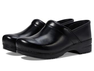 Dansko Professional Clog Mens Clog Shoes Black Cabrio Leather : EU 44 (US Mens 10.5-11) Regular, Leather/Synthetic