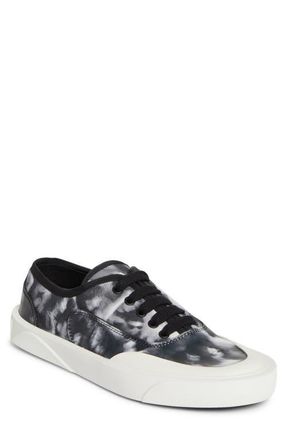 Christian Louboutin Moises Print Tactical Skate Sneaker in B030-Black White at Nordstrom, Size 11.5Us