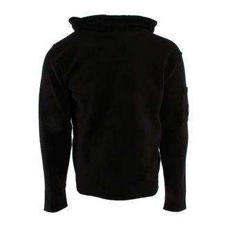 C.P. Company Hoodies, male, Black, Size: M Sweater