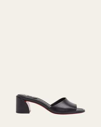 Christian Louboutin 55mm Jane Leather Mule Sandals