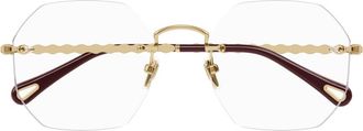 Chloé Ch0270o Linea Chloé 001 Gold Glasses