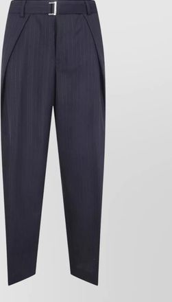 sacai striped tailored trousers