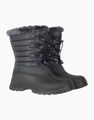Mountain Warehouse Womens Mountain Warehouse Womens/Ladies Whistler Adaptive Snow Boots - Navy - Size: 4