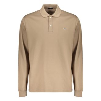 Paul & Shark Long sleeve polo - male - Paul & Shark - Polo Shirts - Beige - 2XL - Tops