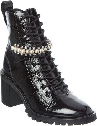 Jimmy Choo London Cruz 65 Leather Combat Boot