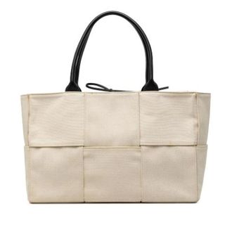 Bottega Veneta Bolsa Tote Arco Pre-owned - Pre-owned - Mujer - Blanco - ONE SIZE