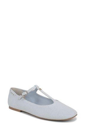 Franco Sarto Marylee T-Strap Flat in Soft Blue at Nordstrom, Size 9.5