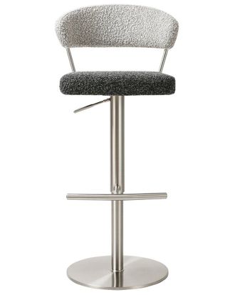 TOV Furniture Tov Furniture Cosmo Boucle Adjustable Stool
