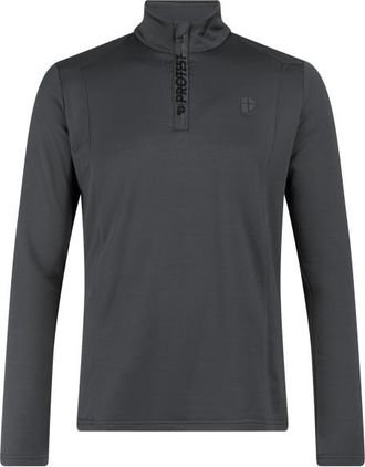 Protest PRTRewill 1/4 Zip Active Top Longsleeve f&uuml;r Herren | grau