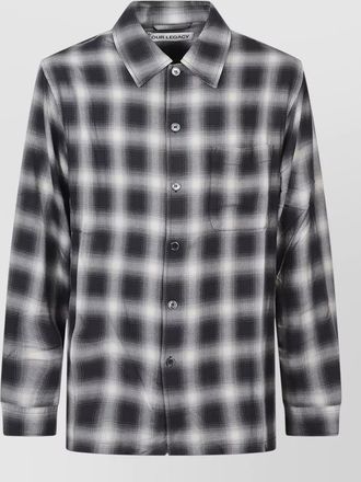 Our Legacy tailored shirt featuring chest pocket and cuffs