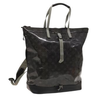 Louis Vuitton Zipped Tote Limited Edition Monogram Eclipse Glaze Canvas Black Canvas Backpack Bag (Pre-Owned)
