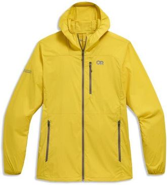 Outdoor Research Shadow Wind Zip-Up Hoodie in Amber at Nordstrom, Size Xx-Large R