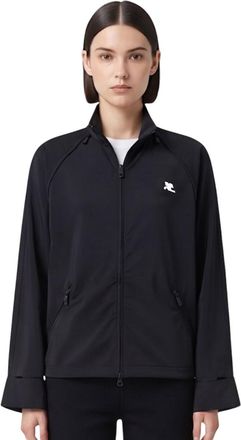 Courr&egrave;ges Black Mock Collar Jacket